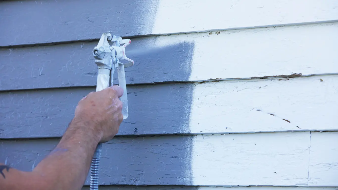 Power washing for paint prep
