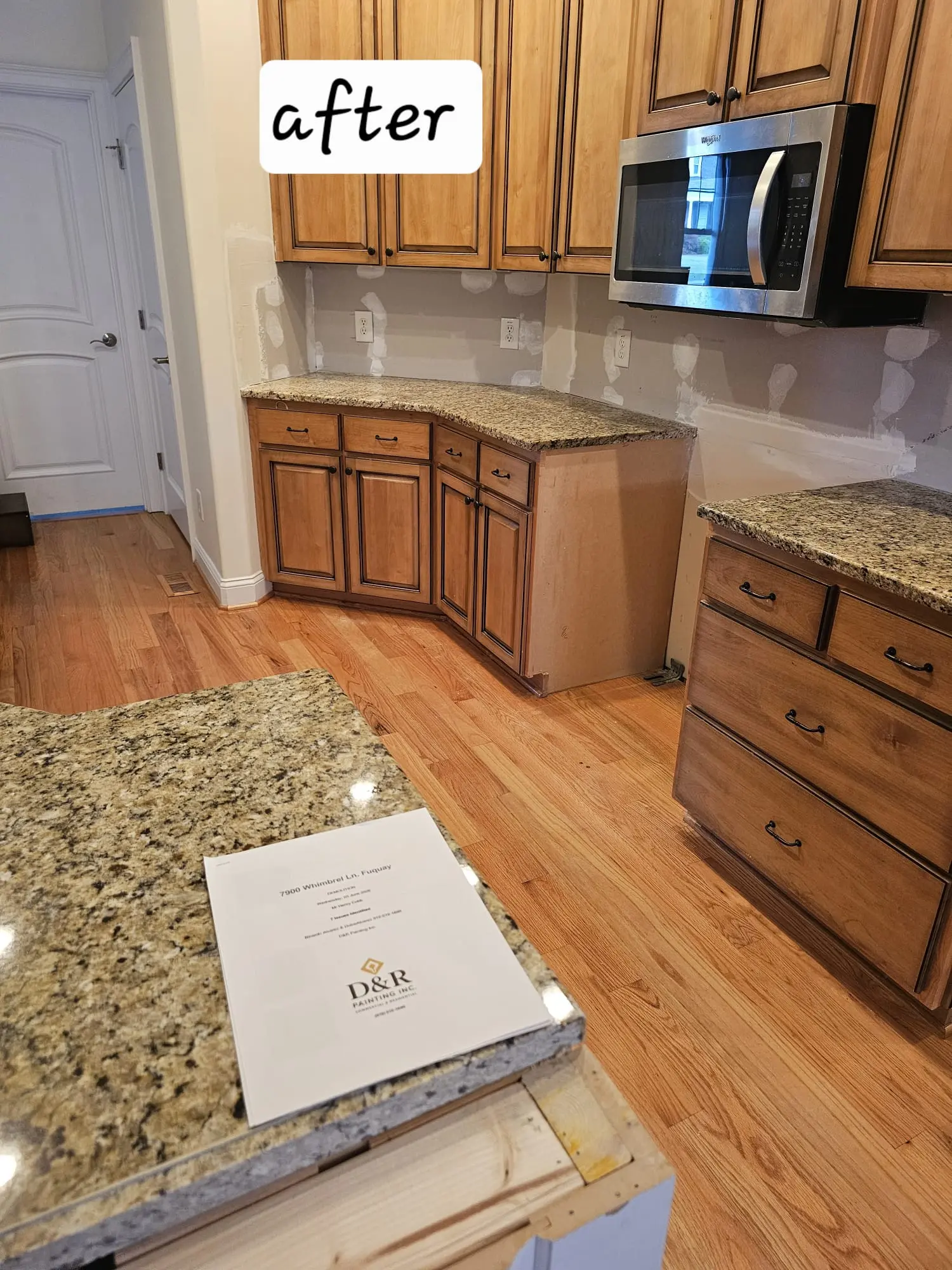 Kitchen cabinet transformation