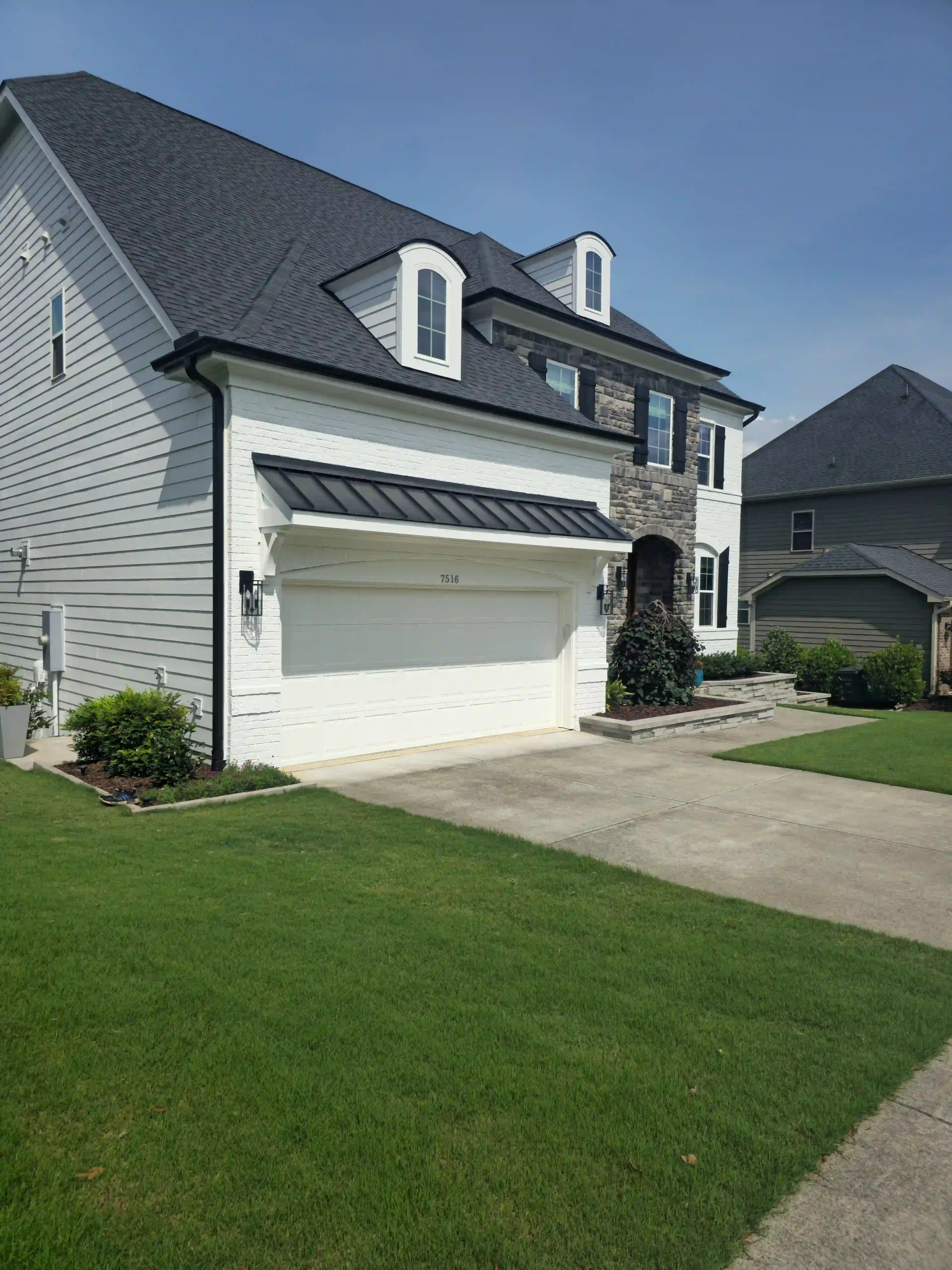 Power washing project in Holly Springs, NC (exterior cleaning)